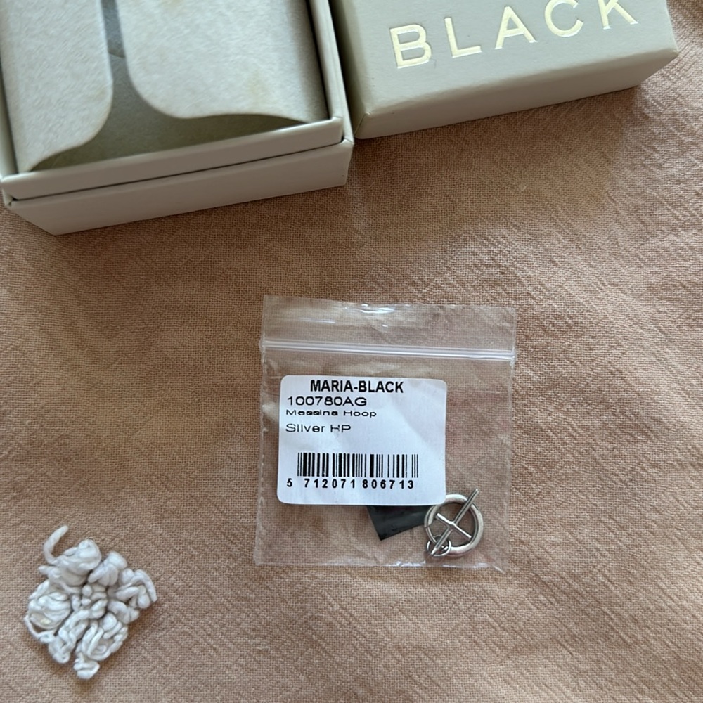 Silver Cross Single Earring - Picture 5 of 5